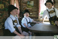 Die Kinder der Gastgeberfamilie